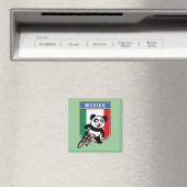 Mexiko Cycling Panda Magnet (In Situ (Geschirrspüler))
