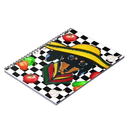 MEXIKO DACKEL KOCH NOTIZBLOCK (Linke Seite)