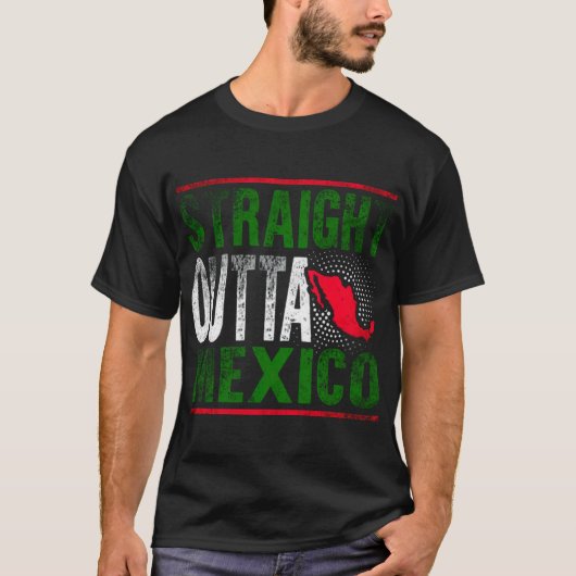 Mexiko direkt über Mexiko T-Shirt (Vorderseite)