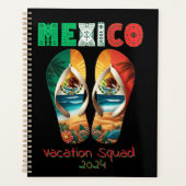 Mexiko Dreht Flop Vacation Tropical Getaway Design Planer (Vorderseite)