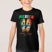 Mexiko Dreht Flop Vacation Tropical Getaway Design Tri-Blend Shirt (Vorderseite)