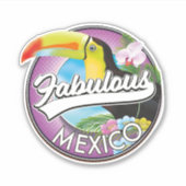 Mexiko Fabulous Logo Aufkleber (Vorderseite)