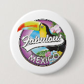 Mexiko Fabulous Logo Button (Vorderseite)