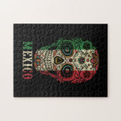 Mexiko-Fahne Puzzle (Horizontal)