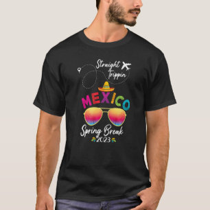 Mexiko Familienurlaub Cancun 2023 Straight Trippi T-Shirt
