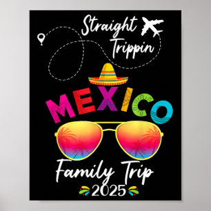 Mexiko Familienurlaub Cancun 2025 Straight Trippi Poster