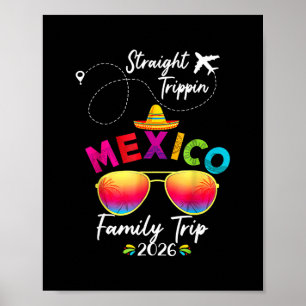 Mexiko Familienurlaub Cancun 2026 Straight Trippi Poster