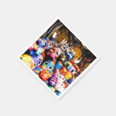 Mexiko Farbenfrohe Lichtsäulen Serviette (Ecke)