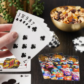 Mexiko Farbenfrohe Lichtsäulen Spielkarten (In Situ)