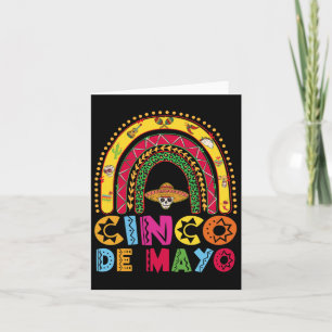 Mexiko-Fiesta Cinco De Mayo Regenbogen-Kostüm Jung Karte