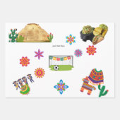 Mexiko - FIFA Fußball Weltmeisterschaft Geschenkpapier Set (Vorderseite)