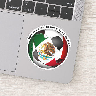 Mexiko Flag-Fußball Aufkleber