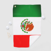 Mexiko Flag Golf Tower Golfhandtuch (Insitu)