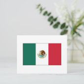 Mexiko FLAG International Postkarte (Stehend Vorderseite)