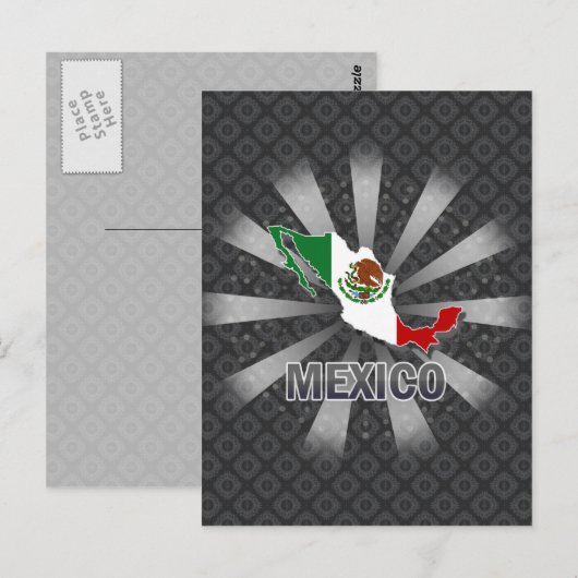 Mexiko Flag Karte 2.0 (Vorne/Hinten)