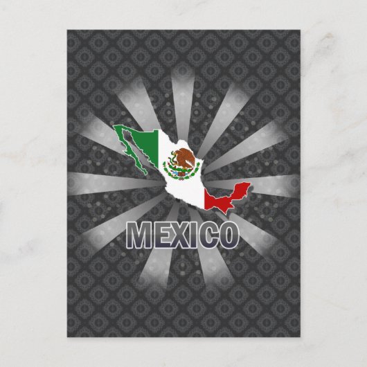 Mexiko Flag Karte 2.0 (Vorderseite)