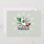 Mexiko Flag Karte 2.0 (Vorne/Hinten)