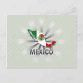 Mexiko Flag Karte 2.0 (Vorderseite)