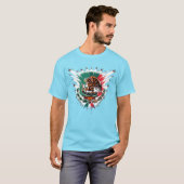Mexiko-Flagge Abschlag. T-Shirt (Vorne ganz)