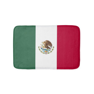 Mexiko-Flagge Badematte