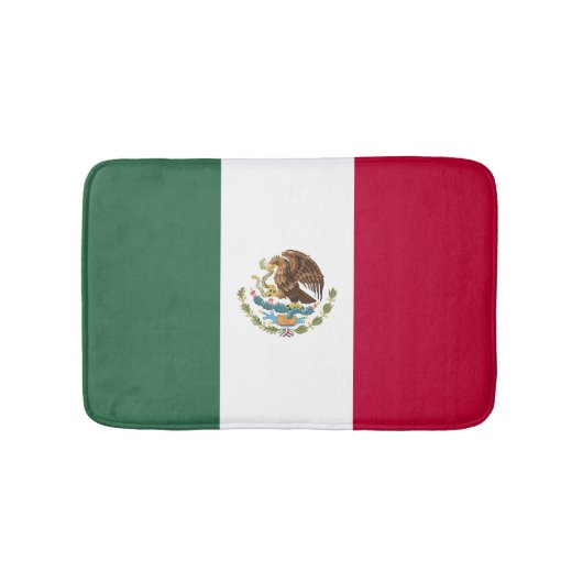 Mexiko-Flagge Badematte (Vorderseite)