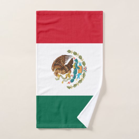 Mexiko-Flagge Badhandtuch Set (Handtuch)
