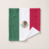 Mexiko-Flagge Badhandtuch Set (Waschlappen)