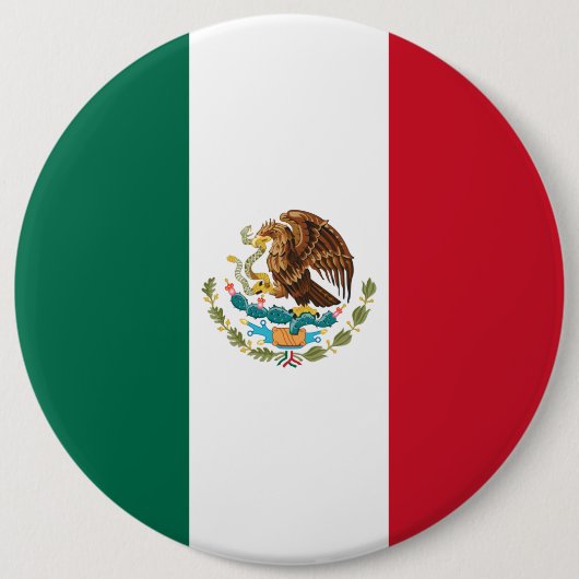 Mexiko-Flagge, Bandera de Mexikos Button (Vorderseite)