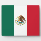 Mexiko-Flagge, Bandera de Mexikos Fotoplatte (Vorderseite)