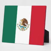 Mexiko-Flagge, Bandera de Mexikos Fotoplatte (Seite)