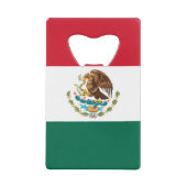 Mexiko-Flagge, Bandera de Mexikos Geldbeutel Flaschenöffner (Vorderseite)