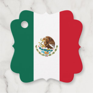 Mexiko-Flagge, Bandera de Mexikos Geschenkanhänger