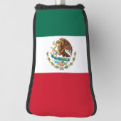 Mexiko-Flagge, Bandera de Mexikos Golf Headcover (Rotieren 90)