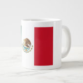 Mexiko-Flagge, Bandera de Mexikos Jumbo-Tasse (Vorderseite Rechts)