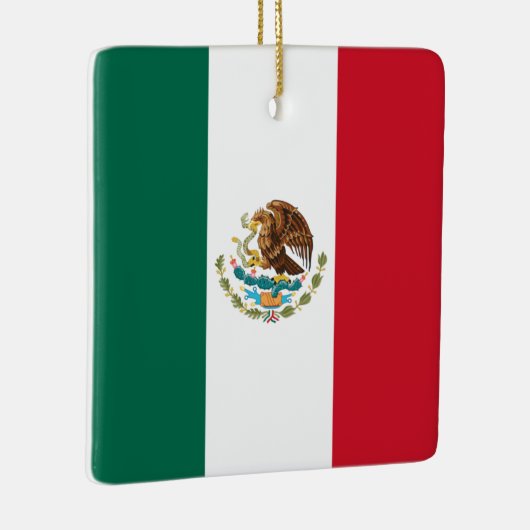 Mexiko-Flagge, Bandera de Mexikos Keramikornament (Rechts)