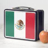 Mexiko-Flagge, Bandera de Mexikos Metall Brotdose (Beispiel)