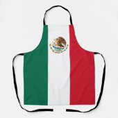 Mexiko-Flagge, Bandera de Mexikos Schürze (Vorderseite)