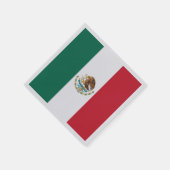 Mexiko-Flagge, Bandera de Mexikos Serviette (Ecke)