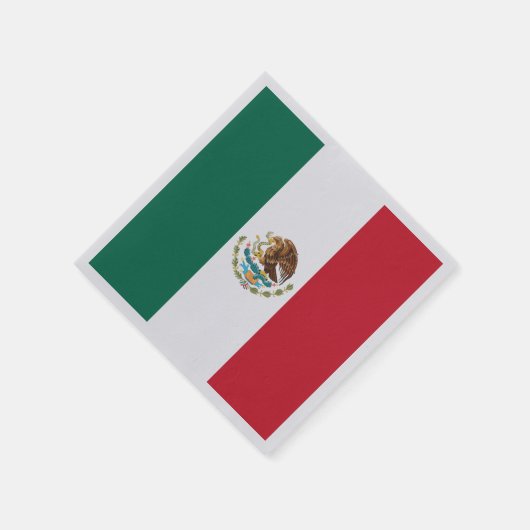 Mexiko-Flagge, Bandera de Mexikos Serviette (Ecke)