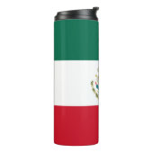 Mexiko-Flagge, Bandera de Mexikos Thermosbecher (Nach links gedreht)