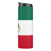 Mexiko-Flagge, Bandera de Mexikos Thermosbecher (Nach rechts gedreht)