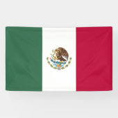 Mexiko-Flagge Banner (Horizontal)