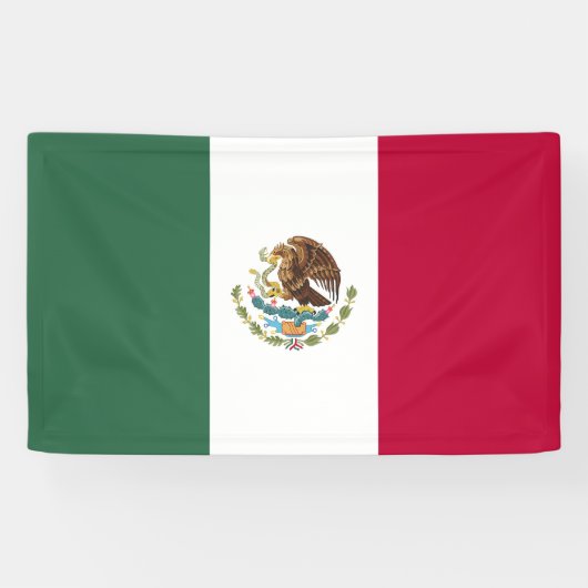 Mexiko-Flagge Banner (Horizontal)