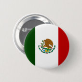 Mexiko-Flagge Button (Vorne & Hinten)