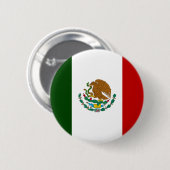 Mexiko-Flagge Button (Vorne & Hinten)