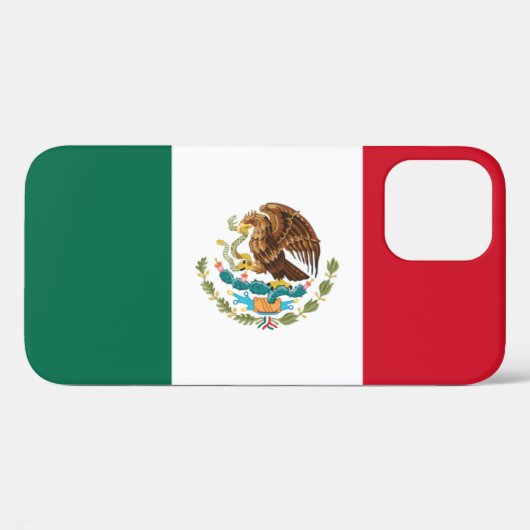 Mexiko-Flagge Case-Mate iPhone Hülle (Rückseite (Horizontal))