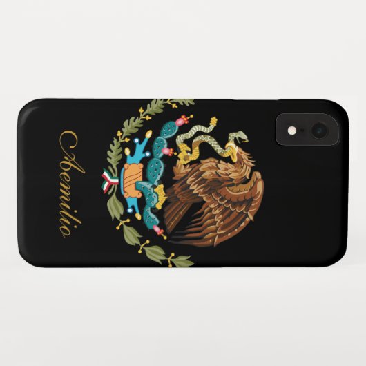 Mexiko-Flagge Case-Mate iPhone Hülle (Rückseite (Horizontal))