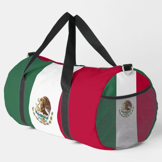 Mexiko-Flagge Duffle Bag (Rechte Ecke)