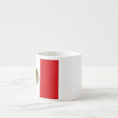 Mexiko-Flagge Espressotasse (Vorderseite)