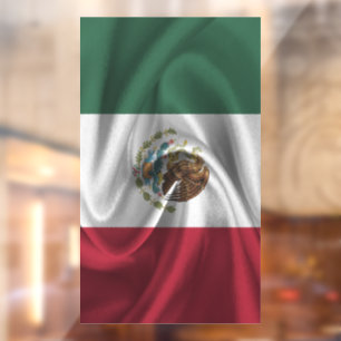 Mexiko-Flagge Fensteraufkleber